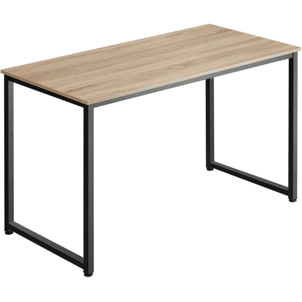 tectake Pracovný stôl Flint - Industrial svetlé drevo, dub Sonoma, 140 cm